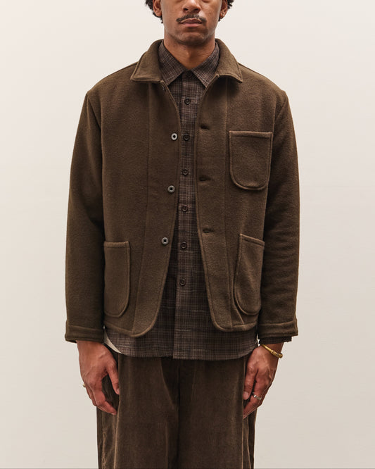 Evan Kinori Three Pocket Jacket, Dark Olive