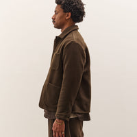 Evan Kinori Three Pocket Jacket, Dark Olive