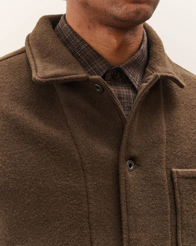 Evan Kinori Three Pocket Jacket, Dark Olive