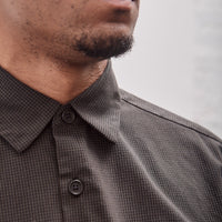 Flat Hem Shirt, Worsted Wool Check