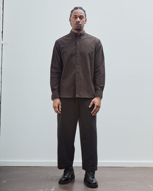 Oxford Shirt, Yarn Dyed Cotton Yak