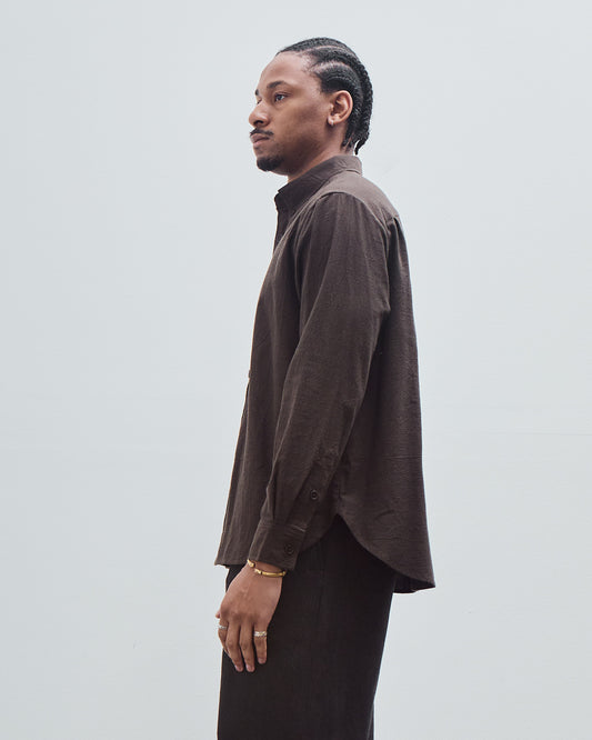 Oxford Shirt, Yarn Dyed Cotton Yak