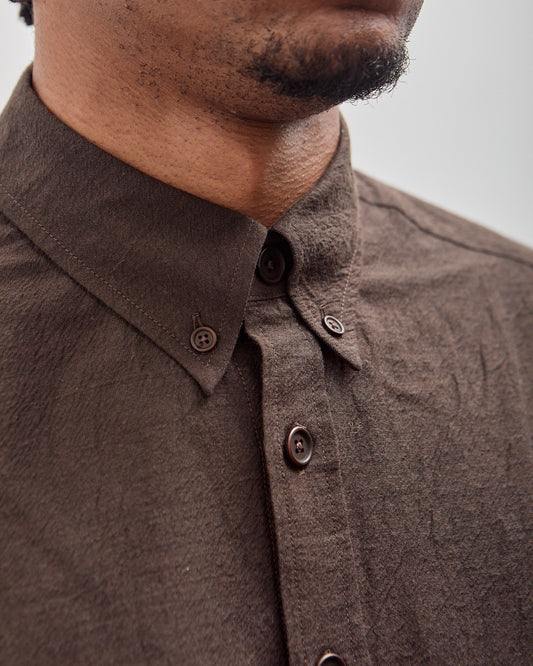 Oxford Shirt, Yarn Dyed Cotton Yak