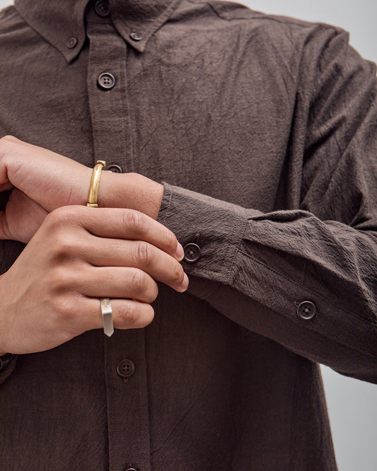 Oxford Shirt, Yarn Dyed Cotton Yak