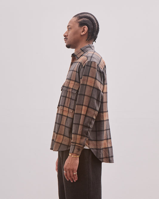 Big Shirt, Wool Cashmere Check