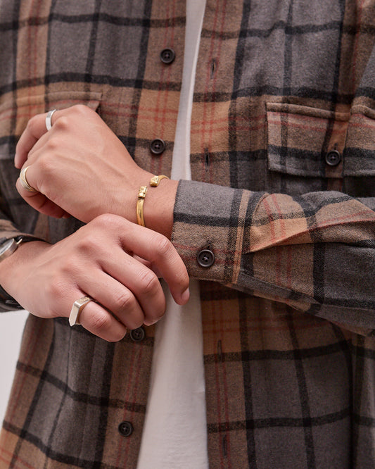 Big Shirt, Wool Cashmere Check