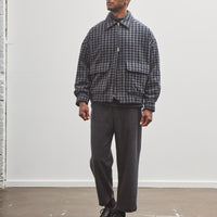 Evan Kinori Zip Jacket Two, Navy/Grey