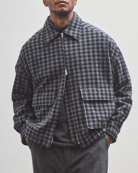 evan kinori リネンジャケット Three Button Jacket - Overdyed Linen Stripe, Brown – evan kinori