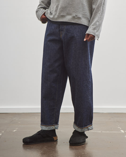 Evan Kinori x orSlow Wide Leg Denim, Indigo