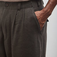 Evan Kinori Two Pleat Pant, Loden