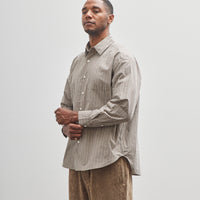 Evan Kinori Big Shirt Two, Brown/Blue/White