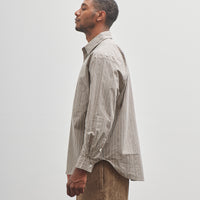 Evan Kinori Big Shirt Two, Brown/Blue/White