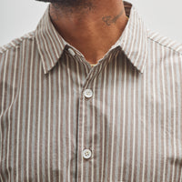 Evan Kinori Big Shirt Two, Brown/Blue/White