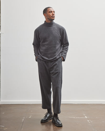 Evan Kinori Rollneck Sweater, Charcoal