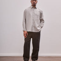 Elastic Pant, Wool Linen Herringbone