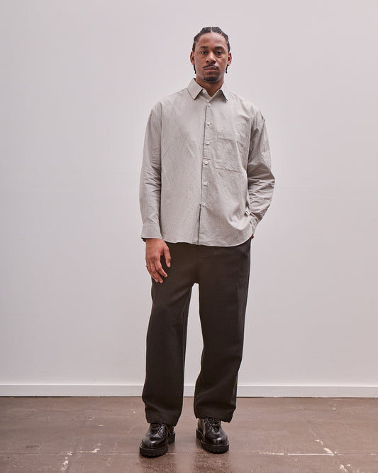 Elastic Pant, Wool Linen Herringbone