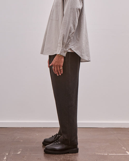 Elastic Pant, Wool Linen Herringbone