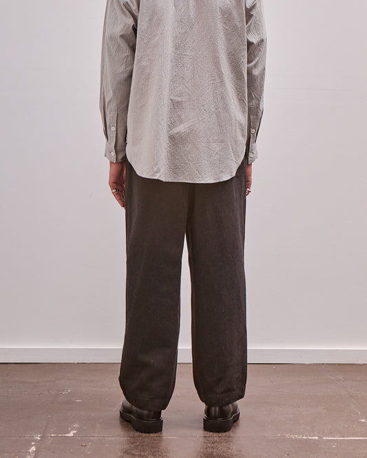 Elastic Pant, Wool Linen Herringbone