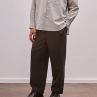 Elastic Pant, Wool Linen Herringbone
