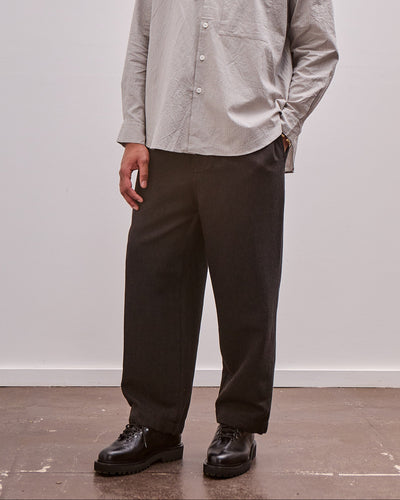 Elastic Pant, Wool Linen Herringbone