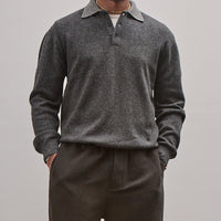 Knit Polo, Yak Wool