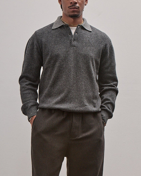 Knit Polo, Yak Wool