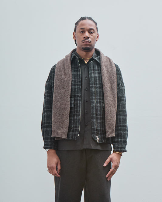 Knit Scarf, Wool Melange