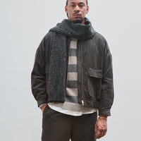Knit Scarf, Wool Cashmere Tweed