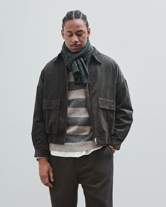 Knit Scarf, Wool Cashmere Tweed