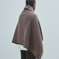 Knit Shawl, Undyed Yak Wool
