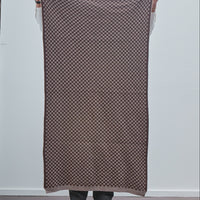 Knit Shawl, Undyed Yak Wool