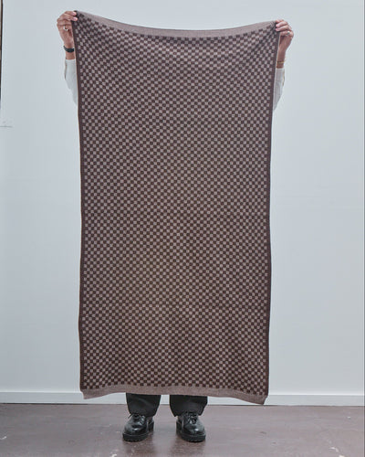 Knit Shawl, Undyed Yak Wool