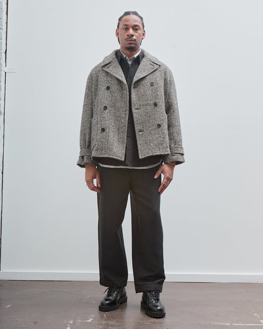 Peacoat, Irish Wool Herringbone