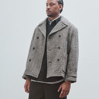 Peacoat, Irish Wool Herringbone