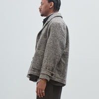 Peacoat, Irish Wool Herringbone