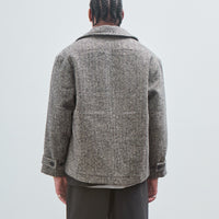 Peacoat, Irish Wool Herringbone
