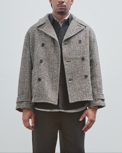Peacoat, Irish Wool Herringbone