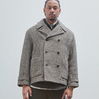 Peacoat, Irish Wool Herringbone