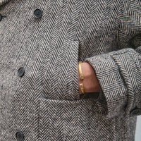 Peacoat, Irish Wool Herringbone