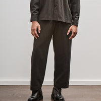 Two Pleat Pant, Wool Linen Herringbone