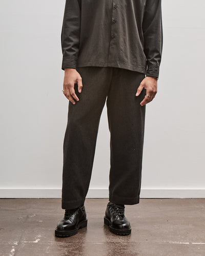 Two Pleat Pant, Wool Linen Herringbone
