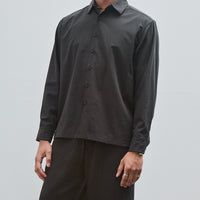 Flat Hem Shirt, Worsted Wool Check