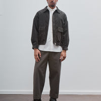 Zip Jacket Two Corduroy, Carbon Dyed Corduroy