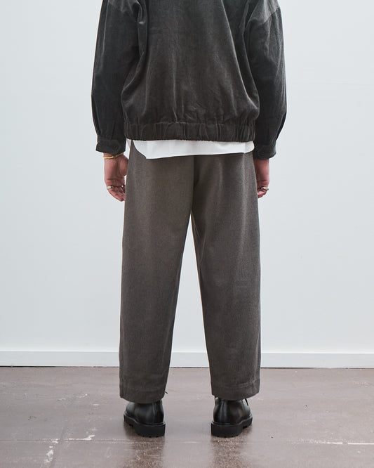 Two Pleat Pant, Top Dyed Cotton Kersey