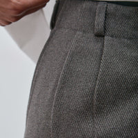 Two Pleat Pant, Top Dyed Cotton Kersey