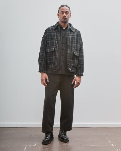 Zip Jacket Two, Wool Tweed Check