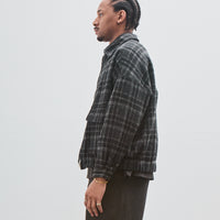 Zip Jacket Two, Wool Tweed Check