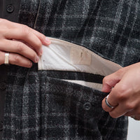 Zip Jacket Two, Wool Tweed Check