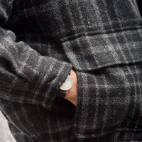 Zip Jacket Two, Wool Tweed Check