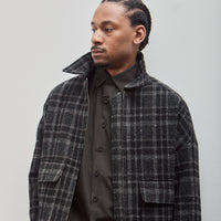 Zip Jacket Two, Wool Tweed Check